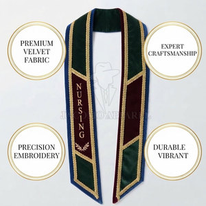 Banda de Graduación de la Serie de Ropa Escolar para Eventos de Graduación, con Tela de Satén y Múltiples Opciones de Tamaño, Exportador con MOQ Bajo - Product Image 5