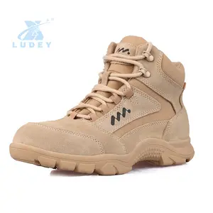 New Style 2024 Casual Leather Lightweight Tactical Boots Jungle Popular Waterproof Hiking Shoes