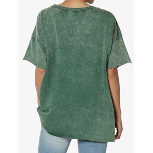 Imprimer Streetwear graphique t-shirts blanc T-shirt grande taille vêtements pour femmes lavage à l'acide T-Shirt femmes personnalisé Vintage surdimensionné t-shirts - Product Image 2