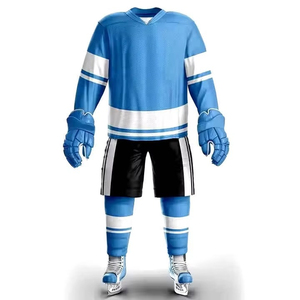 Uniforme de Hockey sobre Hielo para Hombre, Ropa Deportiva Transpirable y Ligera de Poliéster de Alta Calidad, Conjuntos de Uniforme de Hockey sobre Hielo Estilo OEM - Product Image 1