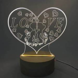 Personalized Acrylic Night Light Charming Bedroom Decor with Customizable Design for a Unique Touch - Product Image 3