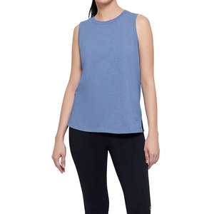 Camiseta básica con cuello redondo para mujer, camisetas sin mangas de algodón 100%, camisetas sin mangas personalizadas para mujer, chalecos suaves para mujer - Product Image 4