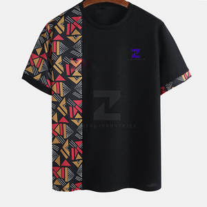 T-shirt pour homme de nouvelle conception, de haute qualité, 100% coton, couleurs personnalisées, respirant, écologique, en vente - Product Image 1