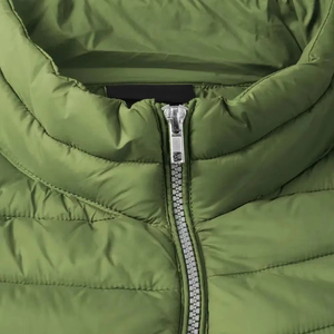 Recién llegado, chaleco acolchado transpirable para hombre, chaqueta impermeable con cuello levantado, chaleco acolchado cálido de invierno, chalecos acolchados OEM - Product Image 6