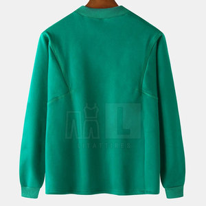 เสื้อสเวตเตอร์ผู้ชายแบบสตรีทเสื้อสเวตเชิ้ตของผู้ชายเสื้อสเวตเตอร์ผ้าฝ้ายผสม - Product Image 2