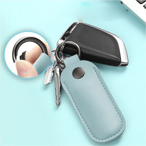 Étui en cuir de qualité supérieure Mini U disque pochette de rangement porte-clés organisateur Portable pour clé <span class=keywords><strong>USB</strong></span> porte-clés et petits accessoires - Product Image 4