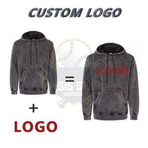 เสื้อฮู้ดของผู้ชายผ้าฝ้าย100% ซักแบบลำลองเสื้อฮู้ดเข้ารูปปกติสำหรับฤดูหนาวสีทึบปรับแต่งได้ - Product Image 6