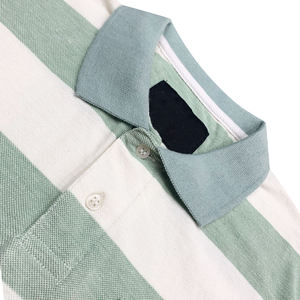 เสื้อโปโลของผู้ชายเสื้อโปโลผ้าคอตตอนพิมพ์ลายปักโลโก้กำหนดเองแห้งเร็วเสื้อยืดกอล์ฟแบบกำหนดเอง - Product Image 5