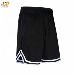 Short de basket-ball en maille de gymnastique pour homme de grande taille avec poches zippées Short d'été avec impression de logo personnalisé Fermeture éclair technique par sublimation - Product Image 5