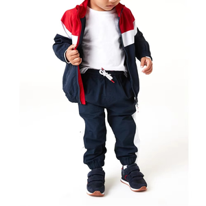 Ensemble de survêtements d'hiver pour enfants Respirant Fleece Children Long Sleeves Full Zipper High Quality Track Suit - Product Image 6
