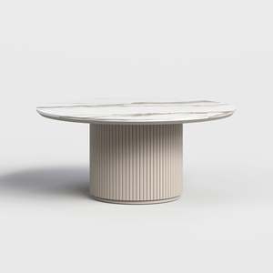 Bruil Modern Nesting <b>Coffee</b> <b>Table</b> Convertible Movable Living Room Furniture with Adjustable Height Durable <b>Set</b> for Home Use - Product Image 3