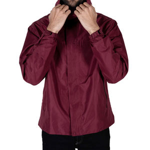 Chaqueta informal de invierno con capucha para hombre con cuello levantado, ropa de calle transpirable recubierta para exteriores, cortavientos, logotipo frontal, oferta 2026 - Product Image 3