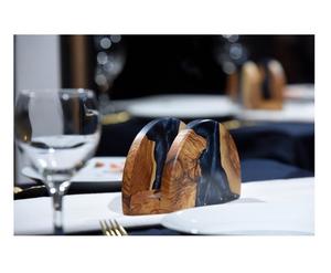 Porte-serviettes de table de luxe en bois et résine, artisanal, élégant, pour la décoration des hôtels, des restaurants et des salles à manger - Product Image 6