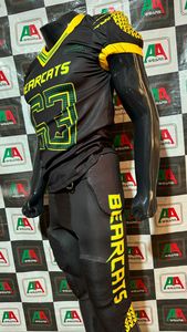 2025 personalizado fútbol americano Jersey transpirable aparejos sarga bordado corto de talla grande fábrica Pakistán para fanáticos padres - Product Image 6