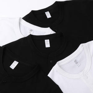 Camiseta personalizada de manga corta para hombre, peso pesado, 100% algodón, logotipo impreso bordado, camiseta de gran tamaño exterior para hombre - Product Image 3