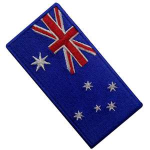 Parche bordado de la bandera de Australia, hierro australiano para coser en el emblema nacional, Bandera de Australia bordada - Product Image 3