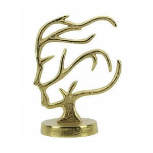 Estatuilla decorativa de diseño antiguo, objeto de mesa, acento escultórico artístico para interiores de oficina en casa de lujo y regalos especiales - Product Image 2