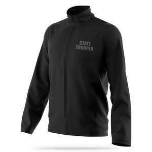 Vêtements d'extérieur de course légers avec poches STATE-TROOPER Softshell veste pour hommes printemps automne Style classique Softshell vestes - Product Image 4