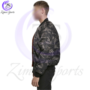 Vestes bomber pour hommes avec logo personnalisé, fabrication sur mesure, modèle 2025, prix raisonnable, design unique, par Zimvi Sports - Product Image 4