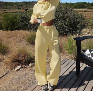 Survêtement unisexe personnalisé, uni, style hip-hop, poids lourd, 100% coton, essentiel, style court, 500 g/m², vêtements, survêtement - Product Image 4