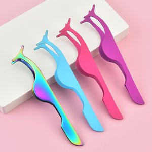 Pince à épiler pour extension de cils Fabricant de pinces à cils Applicateur de cils en or rose Pince à épiler pour extension de cils - Product Image 5