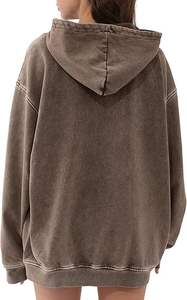 Sudaderas con capucha de lavado ácido informales para hombre, ropa de invierno, sudaderas con capucha de lavado ácido informales de Color sólido, ropa de moda, sudaderas con capucha de lavado ácido ajustadas para hombre - Product Image 2