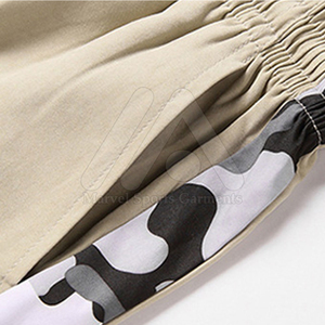 Customized Lightweight Men's Canvas Shorts Mid Waist Latest Design Casual Wear Eco-Friendly Solid Pattern Wholesale - Product Image 4