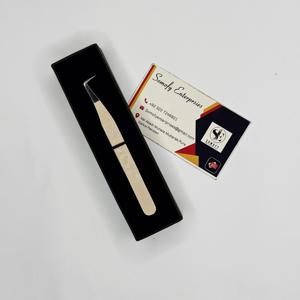 Pinzas profesionales de Extensión de pestañas de acero inoxidable con diseño de Hello Kitty de 90 grados, injerto de pestañas Individual de 10mm - Product Image 3