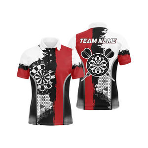 เสื้อโปโลผู้ชายกันยับ ลายเรียบ สีพื้น ย้อมสีเรียบ เสื้อยืดกอล์ฟ แขนสั้น เสื้อกีฬา ผ้าเจอร์ซีย์ โปโล OEM - Product Image 1