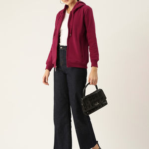 Sweat à capuche 100 % coton pour femme, qualité professionnelle, grandes tailles, logo avant, toile, prix de gros, best-seller automne - Product Image 6