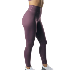 Leggings de yoga violets à taille élastique, extensibles dans les 4 sens, pour l'entraînement, la gym, la course, le fitness, collants souples de compression, vêtements de sport - Product Image 1