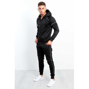 Ensemble de survêtements deux pièces unis pour hommes survêtements unisexes tenues de sport personnalisées de luxe de grande taille - Product Image 4