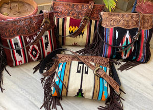 Nouveau design unique usiné à la main sac à main à franges couverture de selle aztèque sac à bandoulière bohème Design unique sacs élégants pour les femmes - Product Image 5