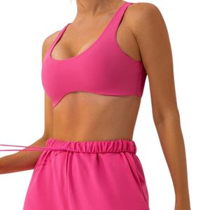 Sujetador Deportivo Sin Costuras de Alta Calidad, Diseño Simple, Gran Soporte, Patrón Sólido, Corte Automatizado, Secado Rápido, Transpirable - Product Image 5