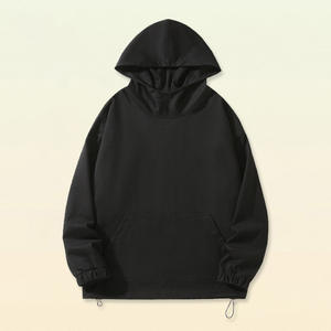 Sudadera con Capucha de Cuello Alto para Parejas, Fabricada en Fábrica, Sudadera Holgada Unisex para Hombre y Mujer - Product Image 2