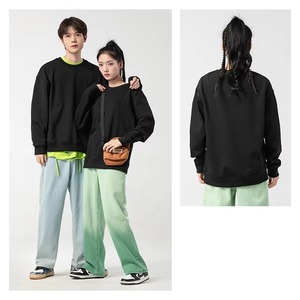 Tricot personnalisé de haute qualité, 460 GSM, poids lourd, super doux, avec motif 3D en forme de poudre de fard à joues, couleur unie, design décontracté - Product Image 2