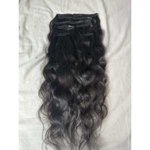 Extensiones de Cabello Virgen Indio Remy de 120g, Ondulado, de 8 a 30 Pulgadas, Ondas Naturales, Clip-In con Encaje HD, Modelo de Extensiones de Cabello Humano - Product Image 3