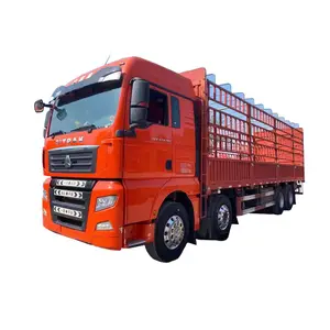 Neu China Lieferant Gebrauchtwagen Diesel kraftstoff 8*4 Schwerer LKW 12 Wheeler Zaun Fracht wagen zum Verkauf