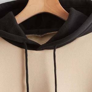 Sweats à capuche brodés avec logo personnalisé pour femmes Sweat à capuche brodé de grande taille et de poids lourd - Product Image 4