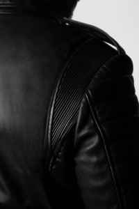 2025 motocicleta moda diseño personalizado suelto hombres lona gótica impermeable transpirable invierno Biker chaqueta negro - Product Image 3