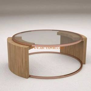 Table basse de restaurant de qualité supérieure de différentes tailles meubles décoratifs nouveau style de table de salon en métal à vendre - Product Image 2