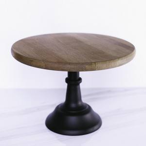 Soporte redondo para tarta de madera de Acacia para casa de campo, soporte de madera natural pura de nuevo diseño - Product Image 2