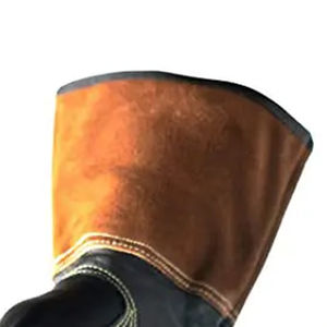 Gants de soudage-Gants de soudage en cuir de chèvre noir de qualité supérieure/Nouveau dernier design 2025 Gants de soudage - Product Image 3