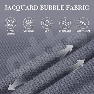 Polos de manga corta para hombre, polos elásticos de golf con cuello, para hombre - Product Image 2