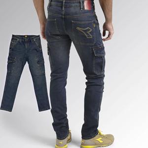 Pantalones vaqueros de corte recto con 7 bolsillos para hombre, pantalones vaqueros de pierna ancha de talla grande, pantalones multibolsillo de algodón 100 por ciento, etiqueta de marca personalizada - Product Image 1