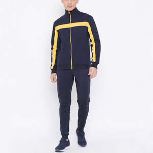 2025 Top vente rayé avant conception hommes survêtements/taille adulte vêtements de sport Style hommes fermeture éclair survêtements - Product Image 1