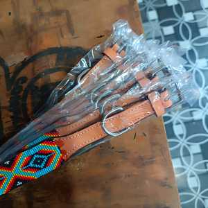 Soft Padded African Beaded Pet <b>Collar</b> Luxury Design Tooled <b>Dog</b> <b>Collar</b> Leather <b>Dog</b> Belt <b>Training</b> <b>Dog</b> <b>Collar</b> - Product Image 3