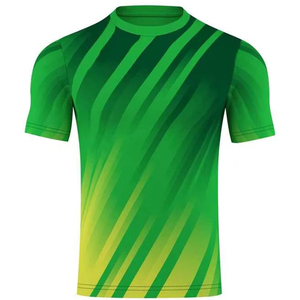 Camiseta de Fútbol para Hombre, Disponible en Todas las Tallas y Colores, Manga Corta, Tejido Elástico Transpirable, 100% Poliéster, para Amantes del Deporte - Product Image 1