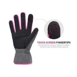 Gants de ski d'hiver pour hommes de haute qualité coupe-vent et imperméable en cuir PU thermique chaud pour les sports de neige meilleur taux compétitif - Product Image 5