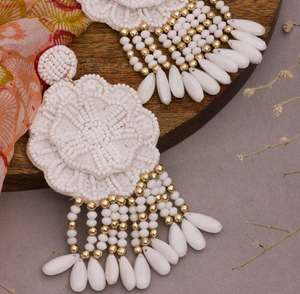 Pendientes de Cuentas Hechos a Mano, Pendientes Personalizados con Múltiples Cuentas, Joyería Festiva para Mujer al Mejor Precio - Product Image 5